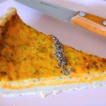 recette saine quiche sans lactose à la courge