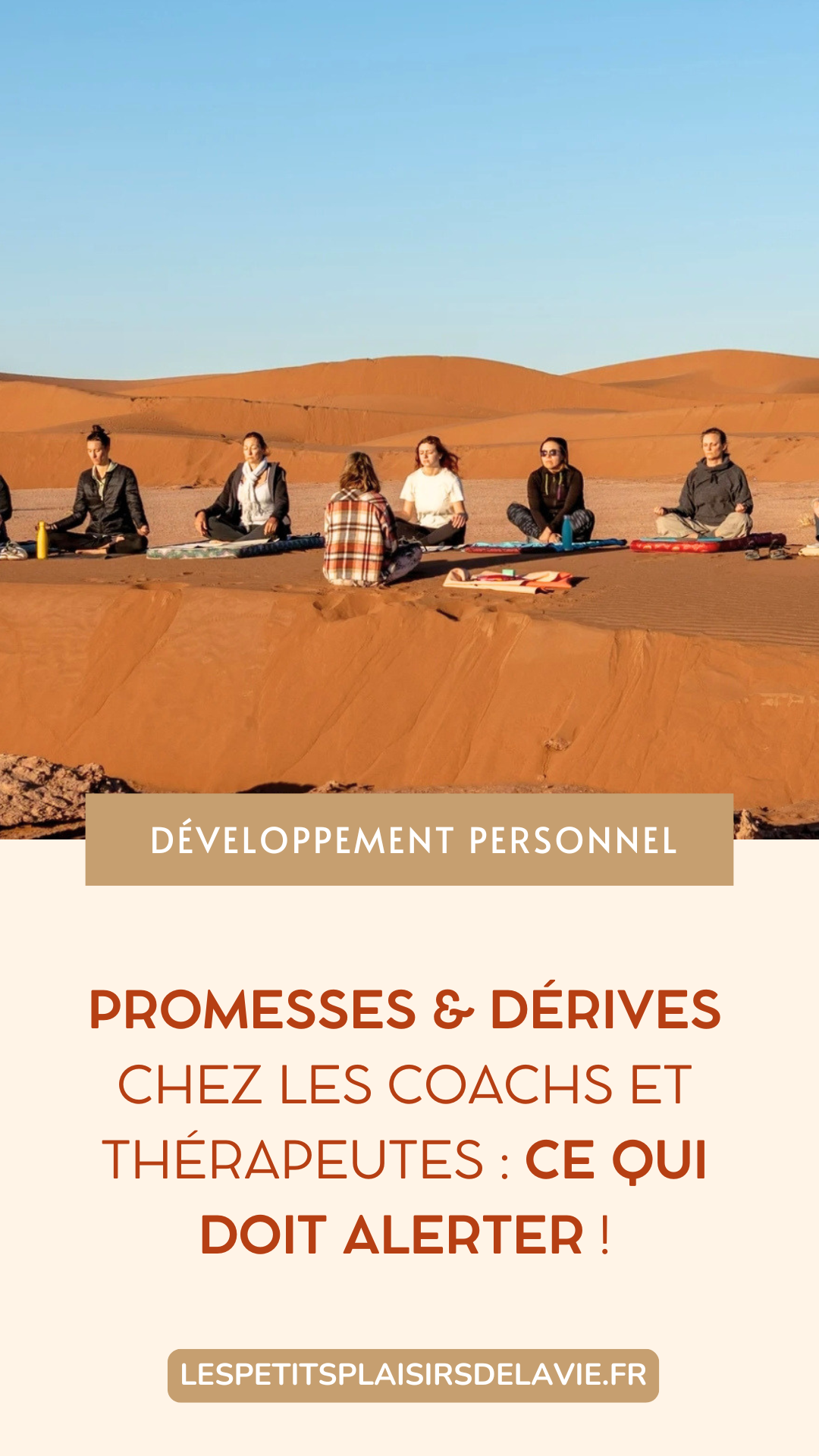 promesses coach développement personnel dérives